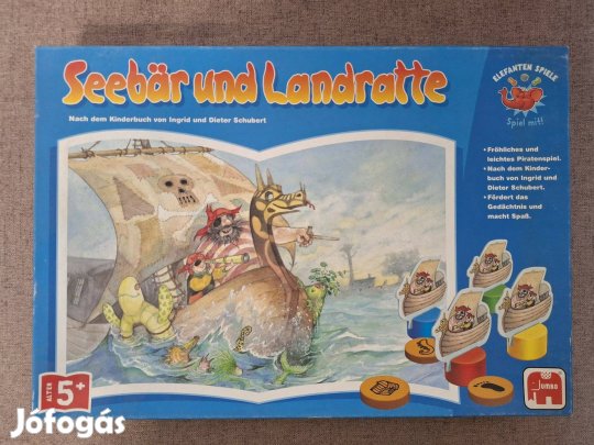 Seebar und Landratte-Tengeri Medve és Szárazföldi patkány társasjáték