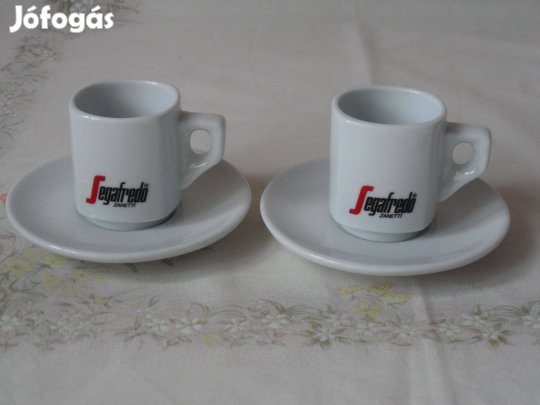 Segafredo porcelán csésze + alj ( 2-2 db. )