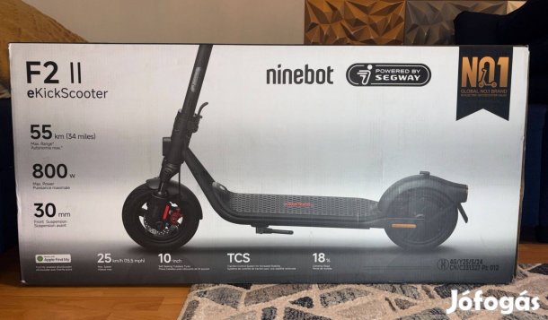 Segway Ninebot F2 E II elektromos roller Új, bontatlan 175.000 Ft