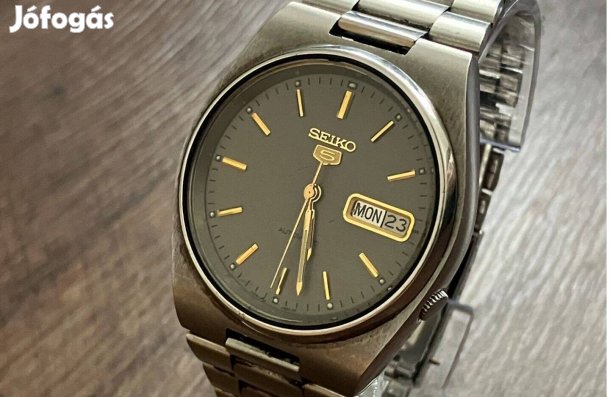 Seiko 5 7009-3130 ritka szürke számlapos