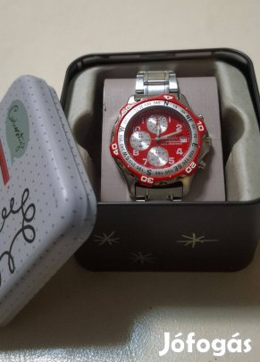 Seiko Alba Cabin kronográf karóra Japan ritkább piros változat