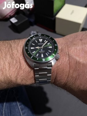 Seiko Prospex Land Tortoise Zafír Üveges Automata Óra új 