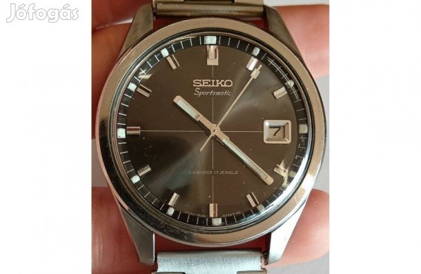 Seiko Sportsmatic Diashock Calendar karóra ritkaság gyönyörű állapot!!