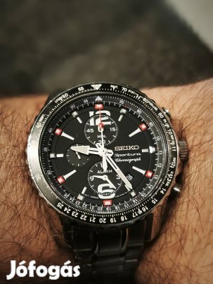 Seiko Sportura ALARM Chronograph Snae95P1 férfi karóra