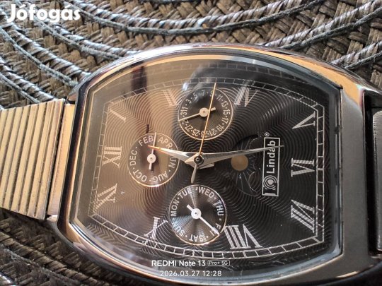 Seiko by lindab Toenneau chronograph hold -nap fázis .Mint új .