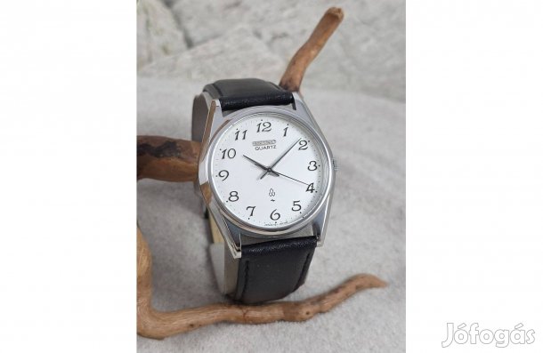 Seiko vintage férfi kvarc karóra, JDM, számla és garancia 1980.07