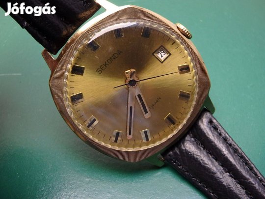 Sekonda Slava Retro Férfi Karóra Orosz Szovjet Kézi Húzós Centrál Máso