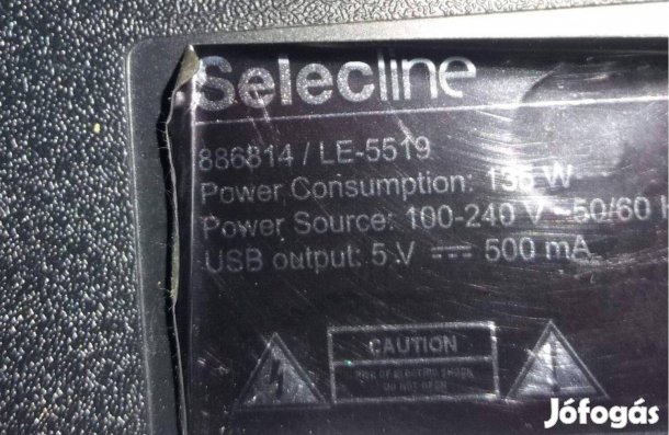 Selecline LE-5519 886814 LED tv háttér alkatrésznek CX550Dledm 55"