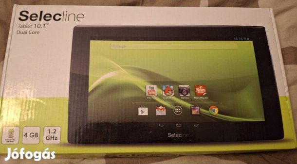 Selectline 10.1" tablet. Újszerű!