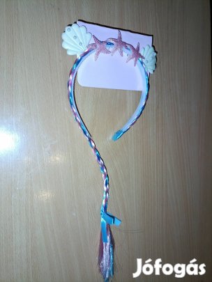 Sellő hajpánt hajfonattal jelmezhez