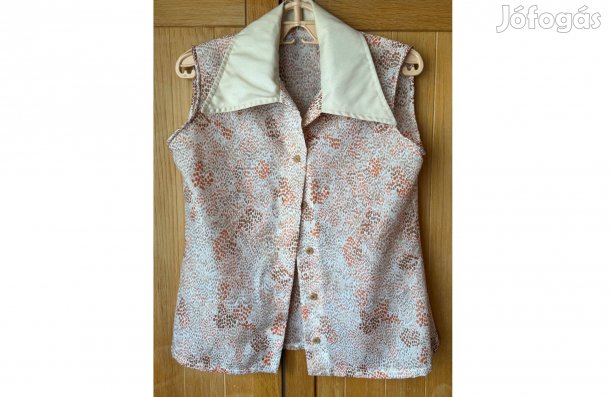 Selyem blúz - női felső, ing M. - Új!