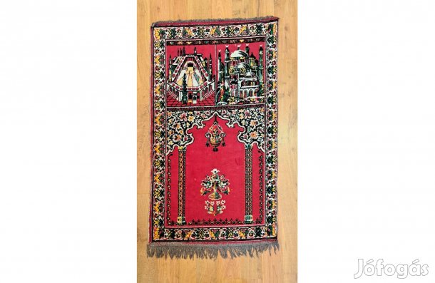 Selyem mokett piros szőnyeg