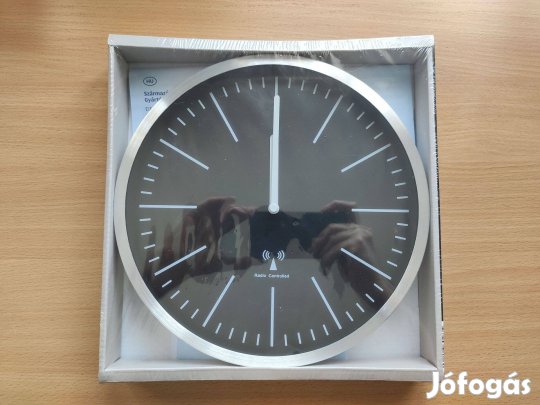 Sempre rádióvezérelt falióra fekete