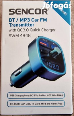 Sencor BT/FM transzmitter SWM 4848