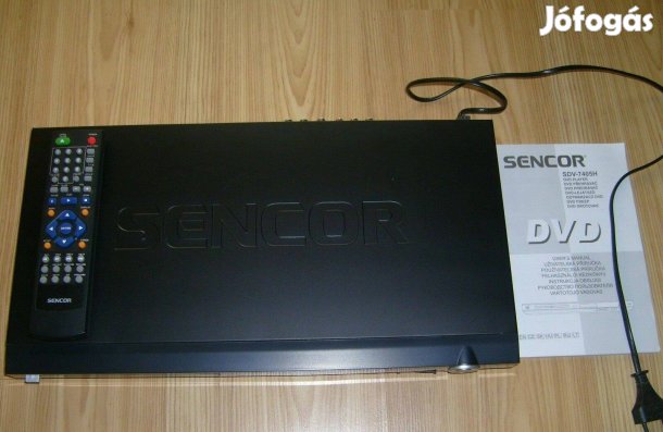 Sencor asztali DVD lejátszó, távirányító + használati utasítás