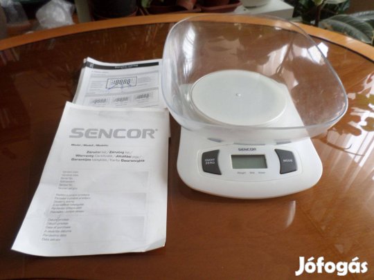 Sencor digitális mérleg, szinte új állapotban (kétszer volt használva)