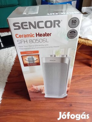 Sencor ventilátoros hősugárzó Újszerű!