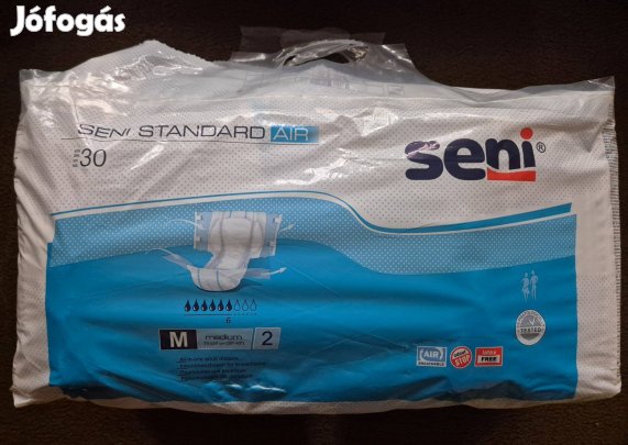 Seni Standard Air Medium felnőtt pelenka 22 db bontott