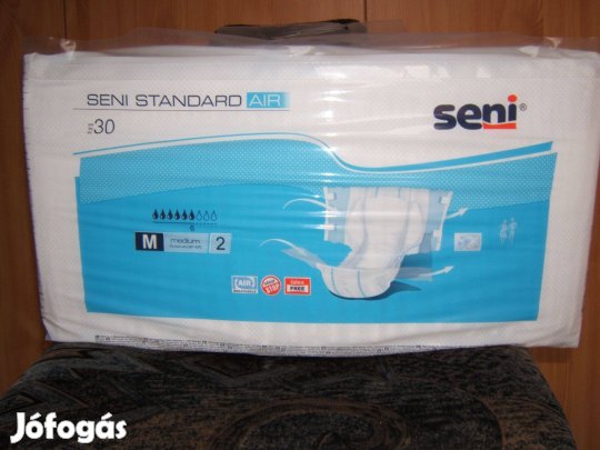 Seni Standard Air Medium felnőtt pelenka, 30 darab