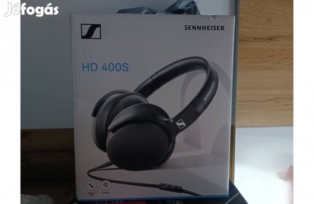 Sennheiser HD 400S Fejhallgató, Fekete Új! Minőség!