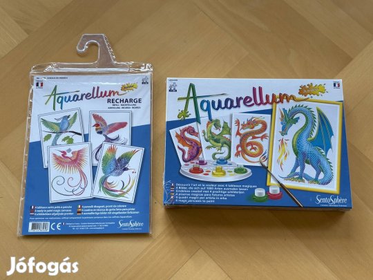 Sentosphere Aquarellum 693 + 656R pótlapok egyben fejlesztő játék új