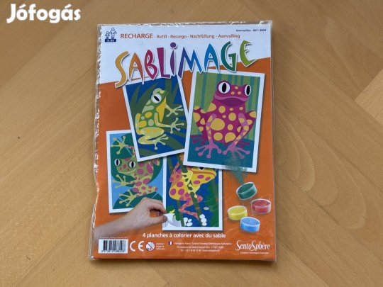 Sentosphere Sablimage 882R pótlapok homokszórós fejlesztő játék új