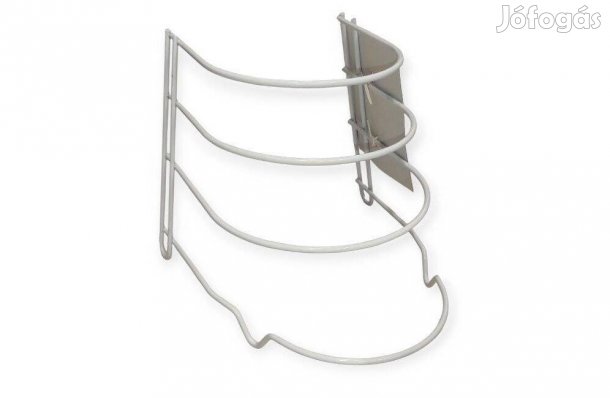 Serpenyőállvány fém 3 szintes 27x25,5x23,5 cm