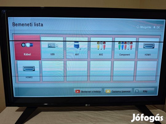 Sérült LG 32LH500D LCD tv