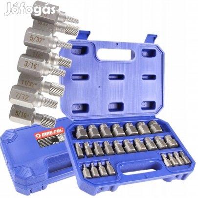 Sérült csavar kiszedő készlet 25 db-os - M58661