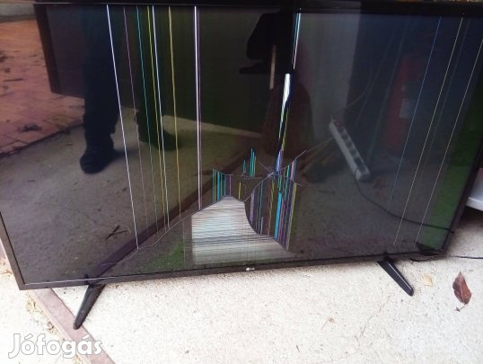 Sérült kijelzős 49'-s LG Tv eladó