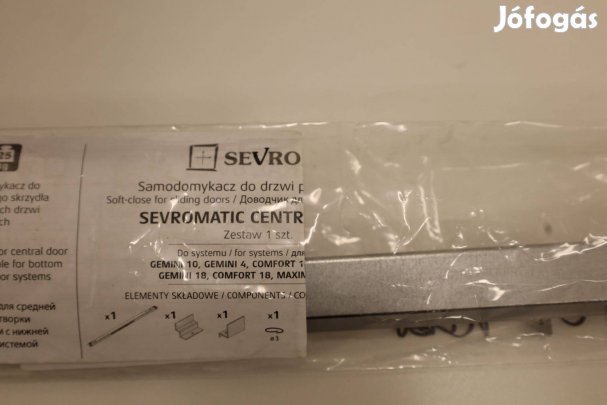 Sevroll Sevromatic SV-40 tolóajtóhoz fékes középre önbehúzó Új!