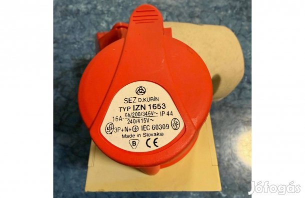 Sez 16A+N+F ráépíthető dugalj