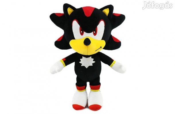 Shadow Sonic jellegű plüss 20 cm - Sonic a sündisznó