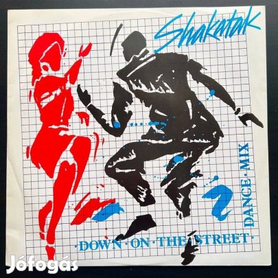 Shakatak Down On The Street angol maxi single bakelit hanglemez