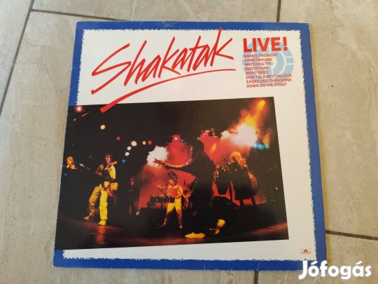 Shakatak Live- bakelit hanglemez kiváló állapotban Ex