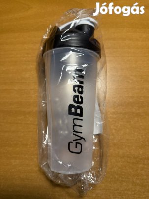 Shaker Blend Bottle átlátszó-fekete szín 700 ml Gymbeam új, bontatlan