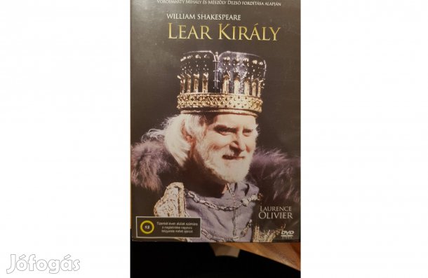 Shakespeare Lear király (King Lear), 1983 DVD (L. Olivier - J. Hurt)