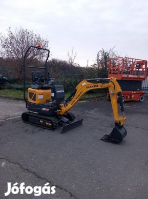 Shantui SE12 gumihevederes mini kotrógép