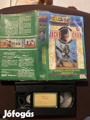 Shaolin kigyó és daru művészete vhs nagytok Chan 