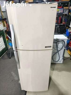 Sharo SJ-300S-BE modern kombinált hűtőszekrény hűtőgép eladó 