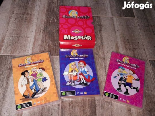 Sharon naplója 3db DVD - Minimax Mesetár (9 rész, 216 perc játékidő)