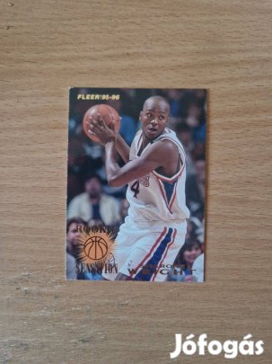 Sharone Wright Fleer 1995-96 Rookie Sensation #224 kosaras kártya