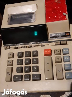 Sharp EL-2607S irodai számológép hibás