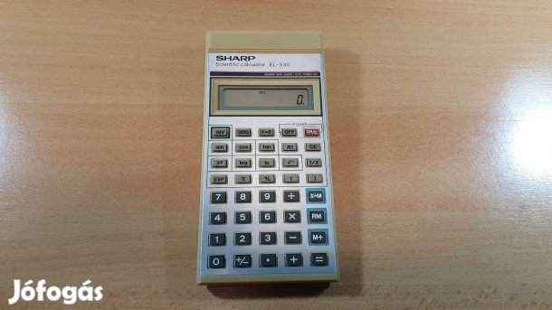 Sharp EL-530 számológép eladó gyűjtőnek, nem működik