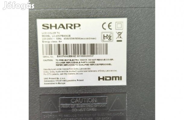 Sharp LC-40CFE4042E LCD Televízió