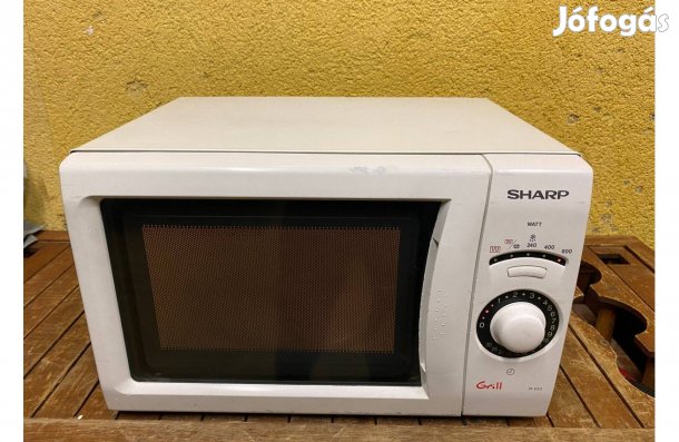 Sharp Mikrohullámú Sütő Mikró Grilles Fehér