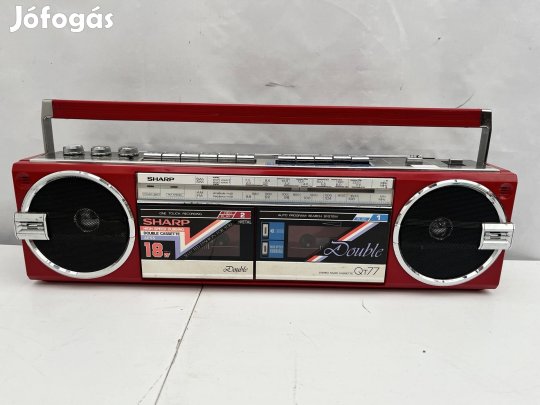 Sharp QT-77ZR retro rádiós magnó szervizelve