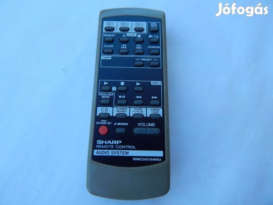 Sharp Rrmcg0219Awsa Mini Pioneer CU-XR015 Tipusú Hifi Audió Rendszer T