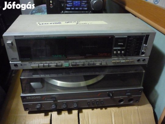 Sharp Stereo hi-fi Deck kazettás magnó deck Rt 1010 Sharp