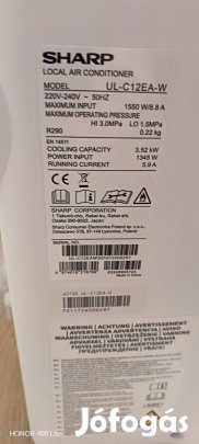 Sharp UL-C12EA-W mobil klíma.